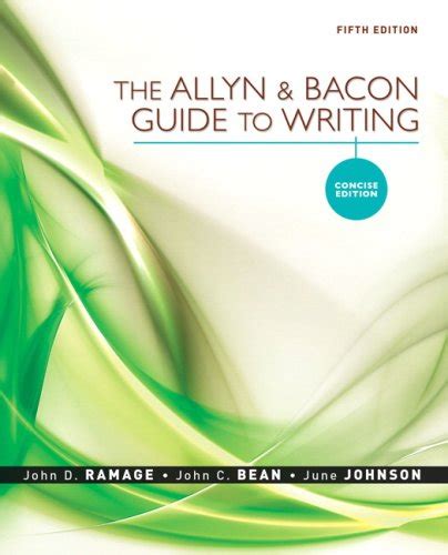allyn bacon guide to writing 5th edition Kindle Editon